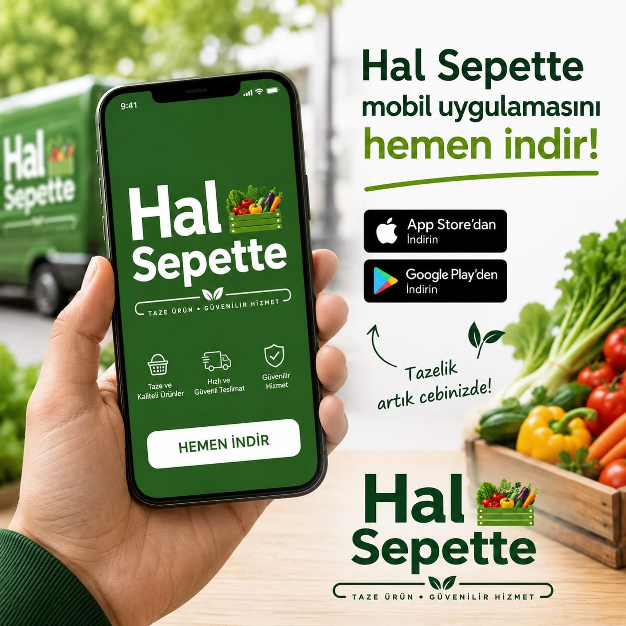 Hal Sepette mobil uygulaması
